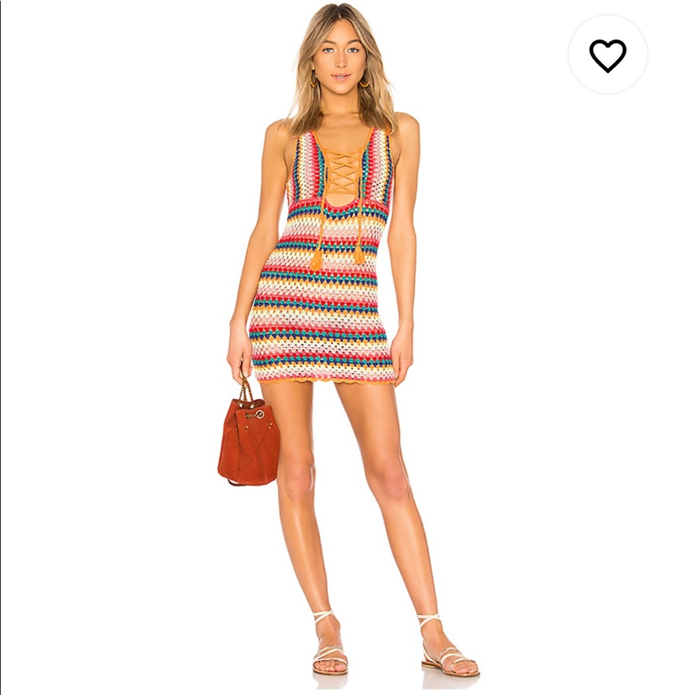 Lovers + friends crochet dress!